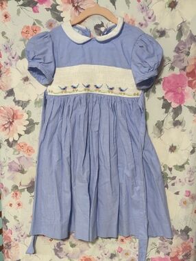 ANNAFIE Blue Girls size 6 Dress